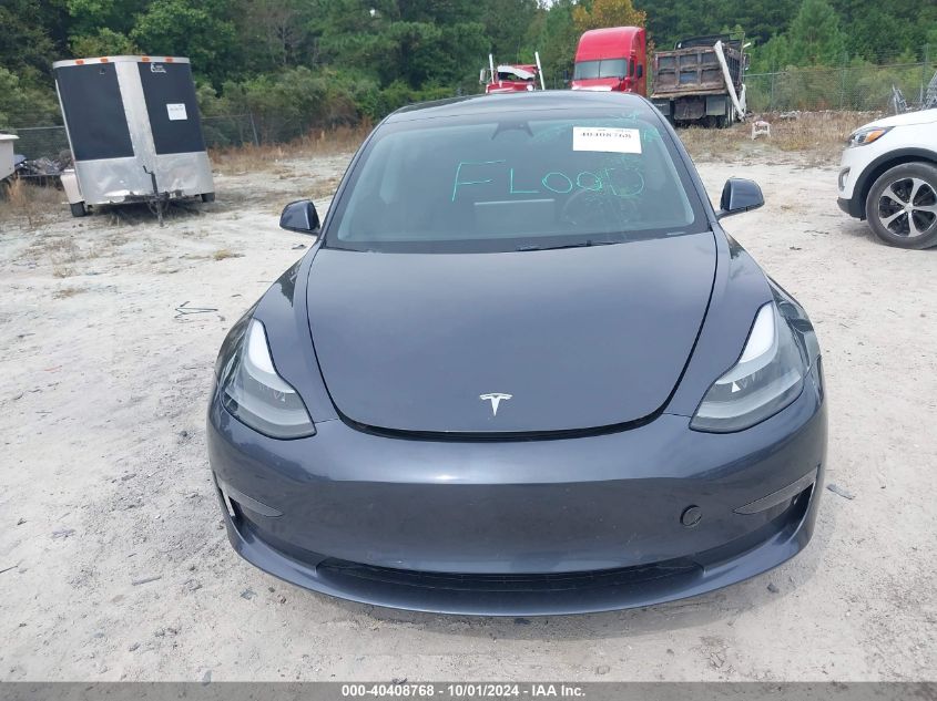 2022 Tesla Model 3 Long Range Dual Motor All-Wheel Drive VIN: 5YJ3E1EB8NF105604 Lot: 40408768