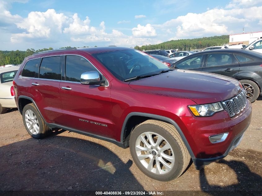 2017 Jeep Grand Cherokee Limited 4X2 VIN: 1C4RJEBGXHC916240 Lot: 40408836