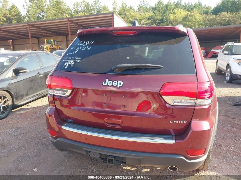 2017 Jeep Grand Cherokee Limited 4X2 VIN: 1C4RJEBGXHC916240 Lot: 40408836