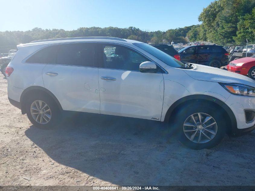 2018 Kia Sorento Lx/L VIN: 5XYPGDA38JG392246 Lot: 40408841