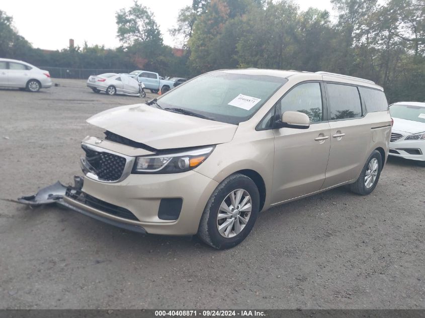 KNDMB5C16G6195168 2016 KIA SEDONA - Image 2