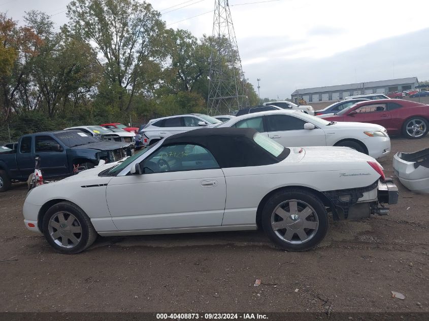 2002 Ford Thunderbird VIN: 1FAHP60AX2Y100319 Lot: 40408873