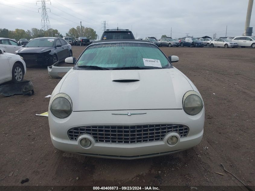 2002 Ford Thunderbird VIN: 1FAHP60AX2Y100319 Lot: 40408873