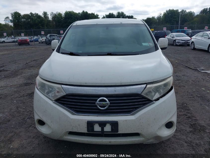 2012 Nissan Quest S/Sv/Sl/Le VIN: JN8AE2KP5C9032443 Lot: 40408902