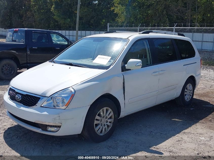 2014 Kia Sedona Lx VIN: KNDMG4C73E6578188 Lot: 40408910