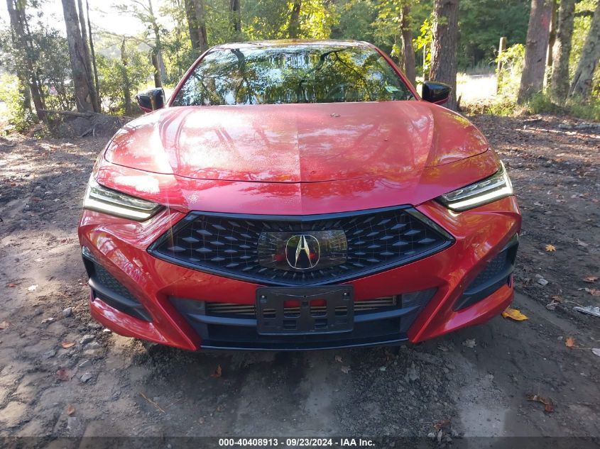 2021 Acura Tlx Tech A VIN: 19UUB6F56MA010325 Lot: 40408913