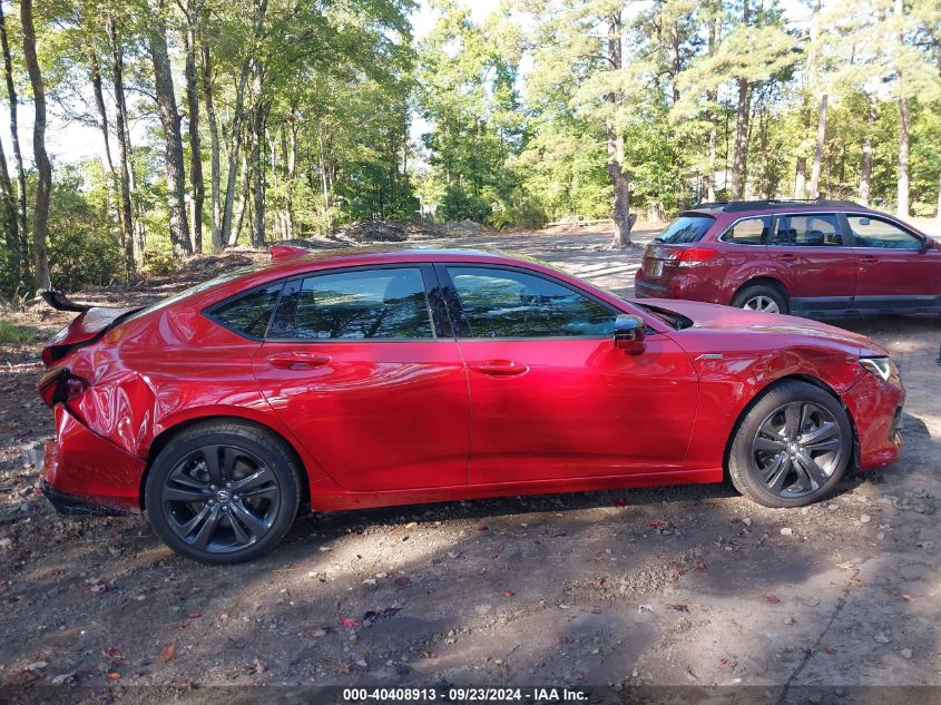 2021 Acura Tlx Tech A VIN: 19UUB6F56MA010325 Lot: 40408913