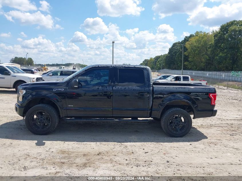 2016 Ford F-150 Xlt VIN: 1FTEW1CP7GKF34811 Lot: 40408945