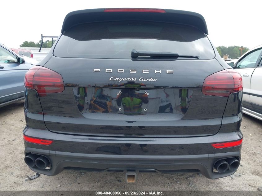 2016 Porsche Cayenne Turbo VIN: WP1AC2A26GLA88521 Lot: 40408950