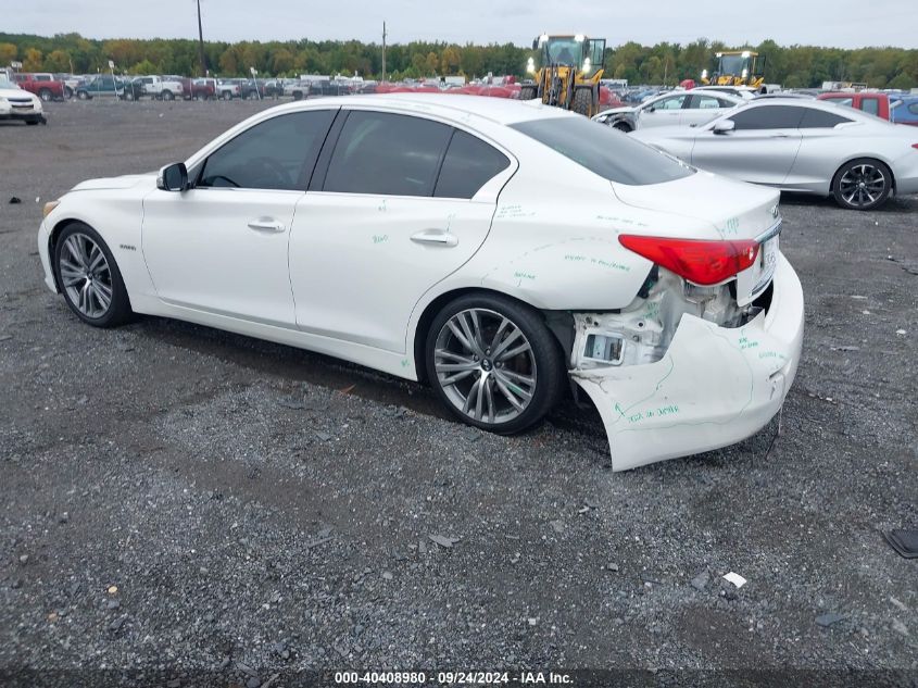 2014 Infiniti Q50 Hybrid Premium VIN: JN1AV7AP2EM691318 Lot: 40408980