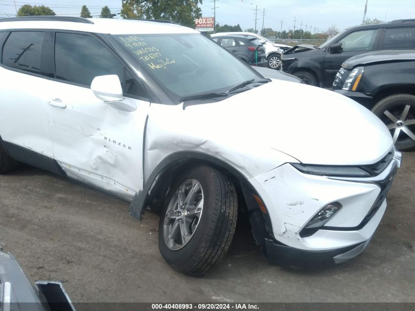 2023 Chevrolet Blazer Fwd 2Lt VIN: 3GNKBCR41PS226505 Lot: 40408993