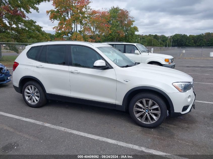 2016 BMW X3 xDrive28I VIN: 5UXWX9C56G0D63609 Lot: 40409092