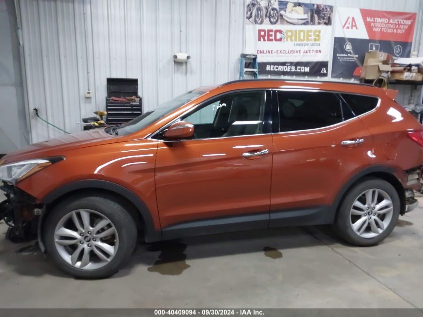 2014 Hyundai Santa Fe Sport 2.0L Turbo VIN: 5XYZUDLA0EG226077 Lot: 40409094