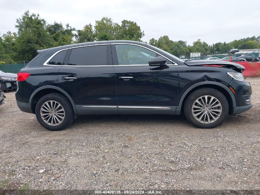 2016 Lincoln Mkx Select VIN: 2LMTJ8KR5GBL59860 Lot: 40409135