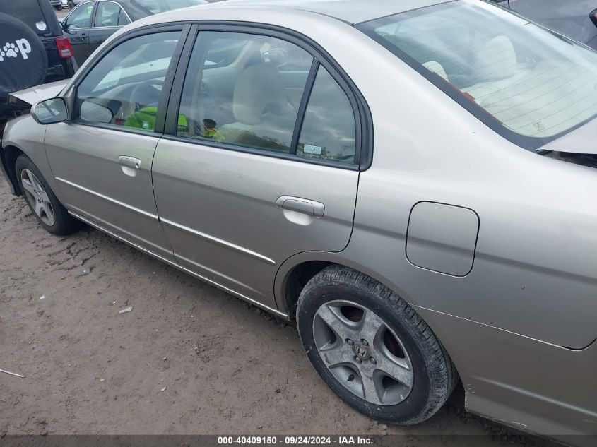 2004 Honda Civic Ex VIN: 2HGES267X4H610555 Lot: 40409150