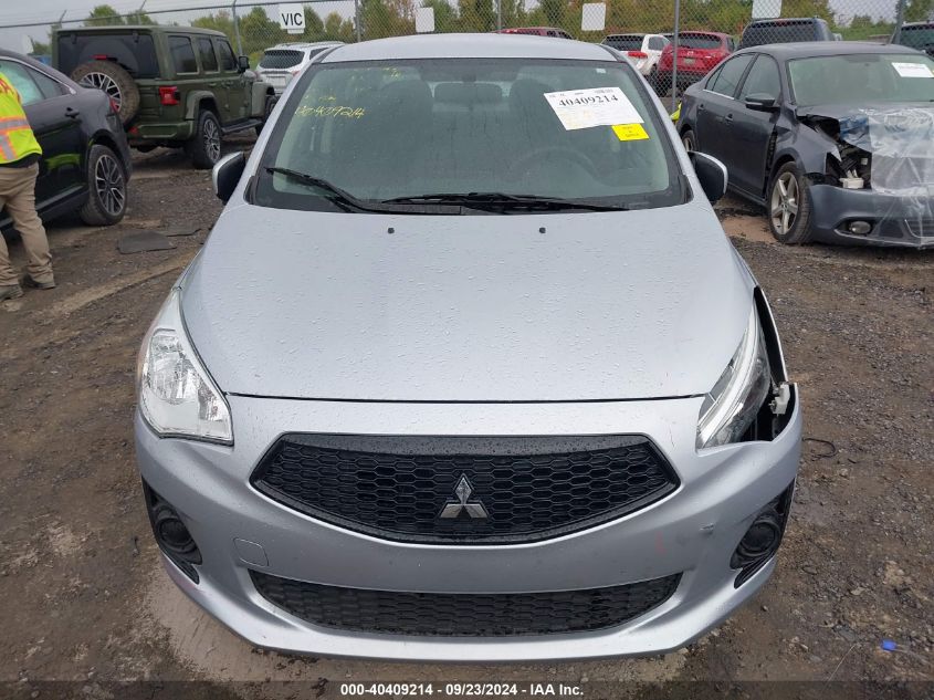 2020 Mitsubishi Mirage G4 Es VIN: ML32F3FJ8LHF12836 Lot: 40409214