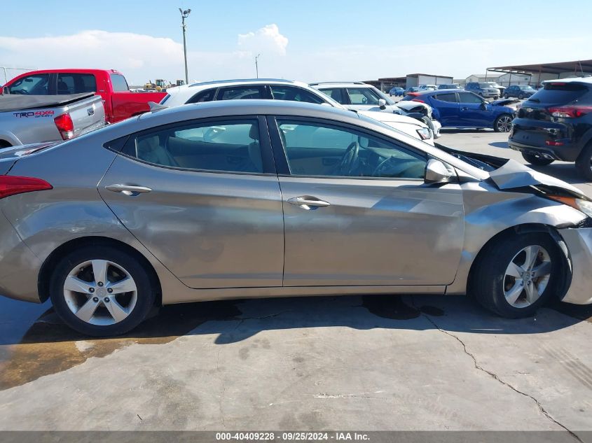 2013 Hyundai Elantra Gls VIN: 5NPDH4AE9DH289724 Lot: 40409228