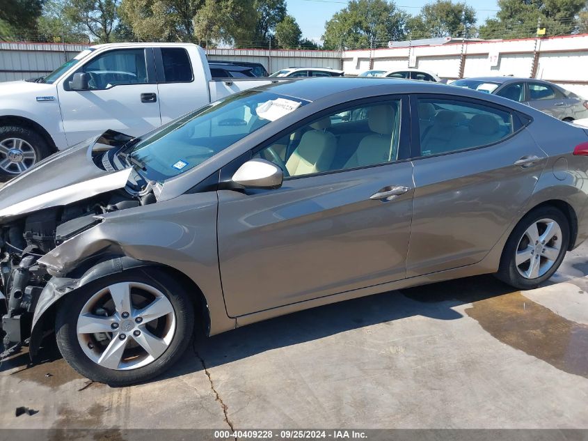 2013 Hyundai Elantra Gls VIN: 5NPDH4AE9DH289724 Lot: 40409228