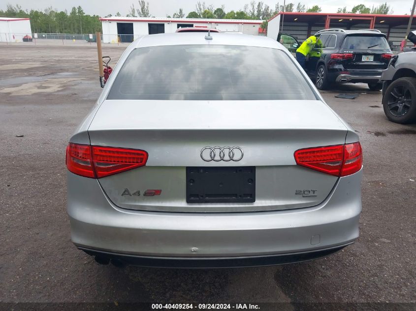 2014 Audi A4 Premium VIN: WAUBFAFL5EN015082 Lot: 40409254