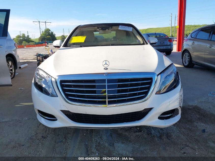 2016 Mercedes-Benz S 550 VIN: WDDUG8CB5GA234766 Lot: 40409263