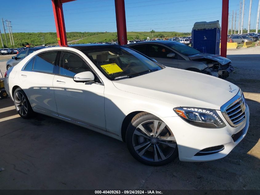 2016 Mercedes-Benz S 550 VIN: WDDUG8CB5GA234766 Lot: 40409263