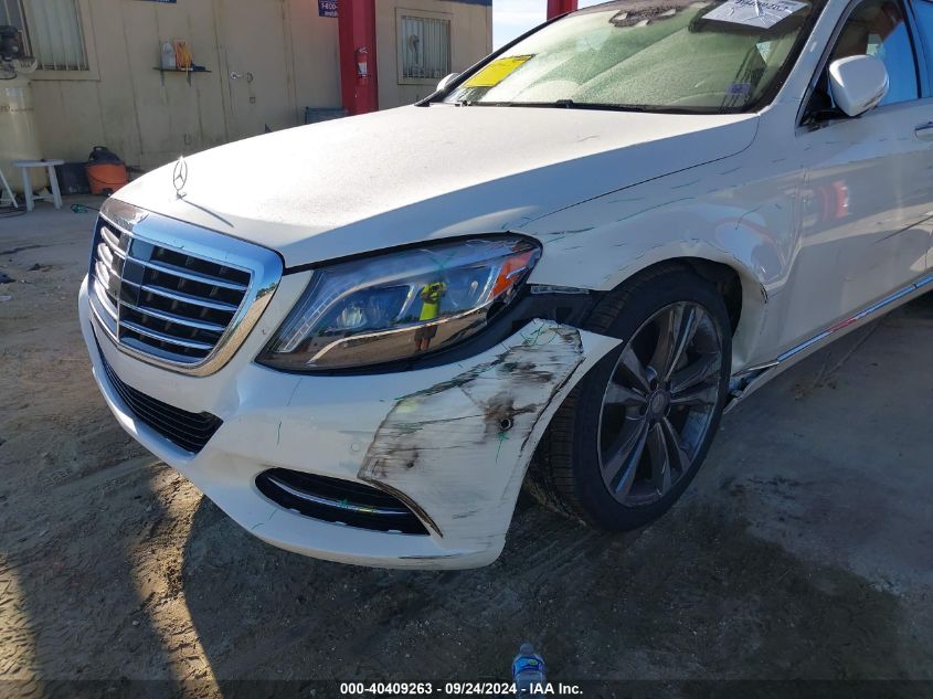 2016 Mercedes-Benz S 550 VIN: WDDUG8CB5GA234766 Lot: 40409263