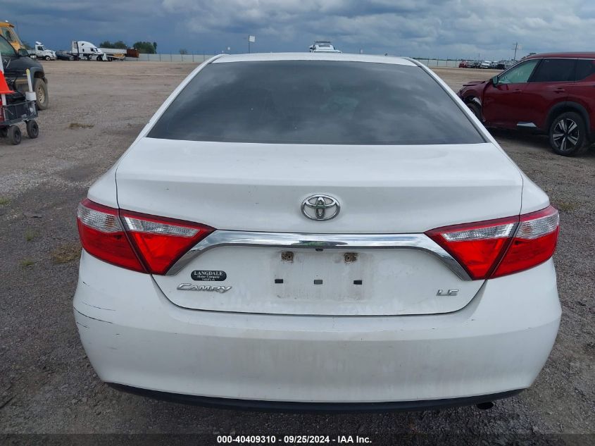 2015 Toyota Camry Le VIN: 4T1BF1FK6FU038027 Lot: 40409310