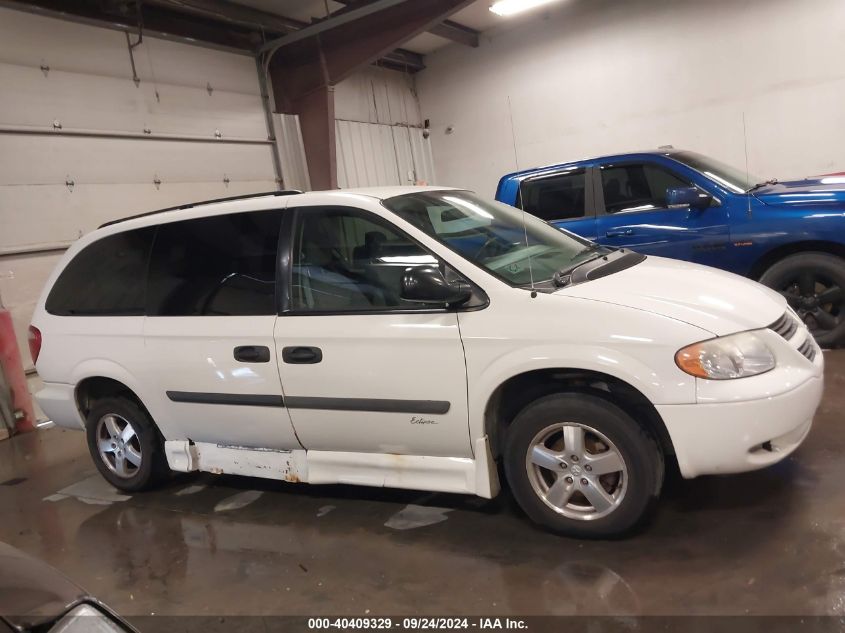 2007 Dodge Grand Caravan Se VIN: 1D4GP24R77B150719 Lot: 40409329