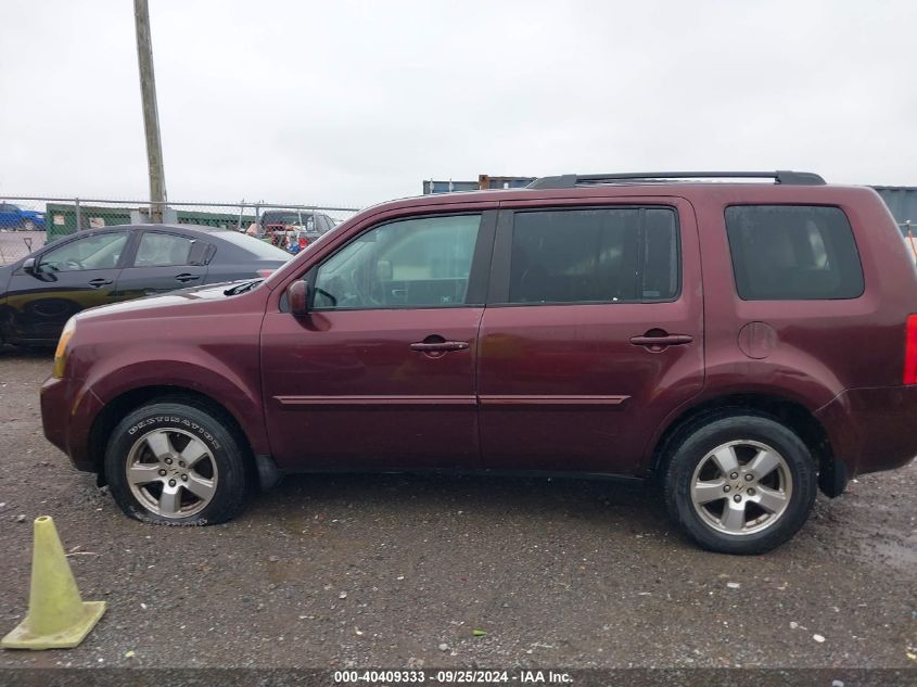 2009 Honda Pilot Ex-L VIN: 5FNYF38519B024910 Lot: 40409333