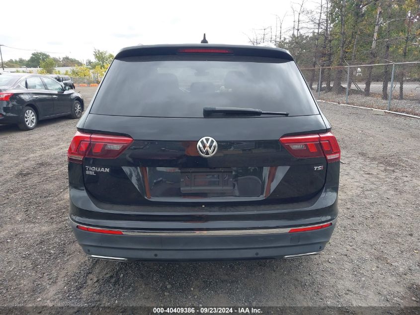 2018 Volkswagen Tiguan Sel Premium VIN: 3VV5B7AX6JM063964 Lot: 40409386