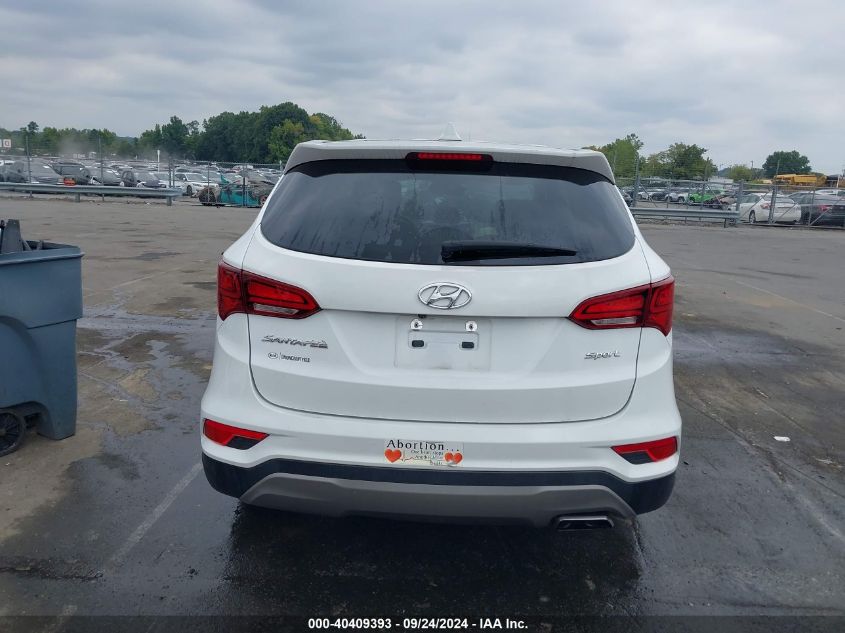 2017 Hyundai Santa Fe Sport 2.4L VIN: 5NMZT3LB7HH019542 Lot: 40409393