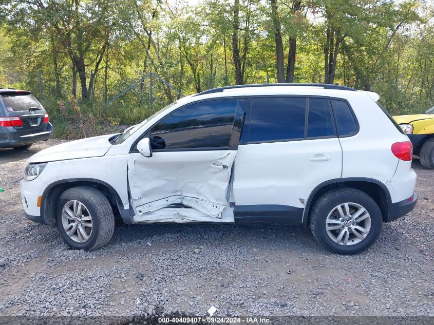 2017 Volkswagen Tiguan 2.0T/2.0T S VIN: WVGAV7AX5HK010772 Lot: 40409407