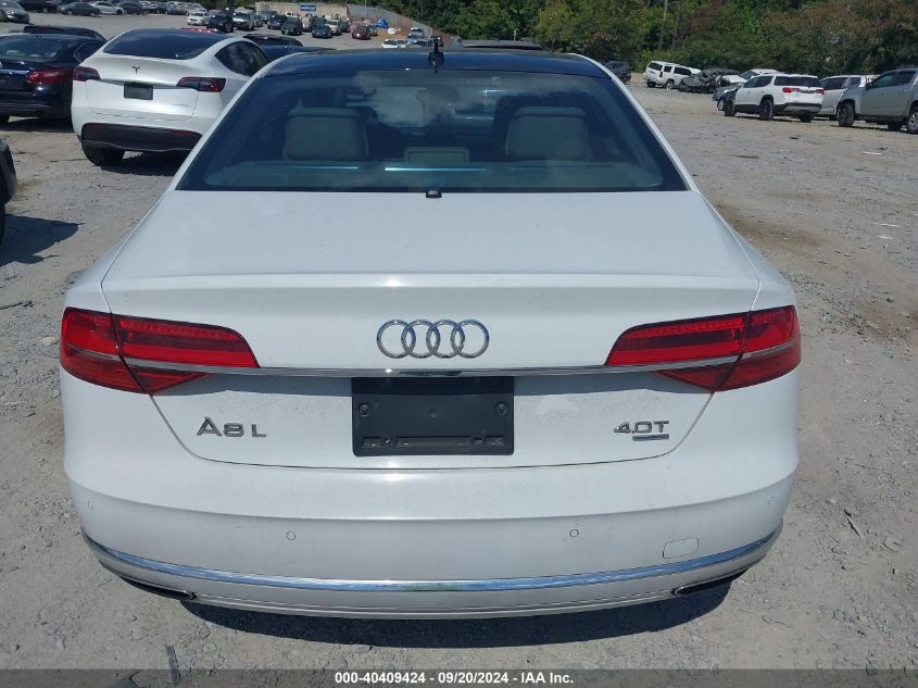 2015 Audi A8 L 4.0T VIN: WAU32AFD3FN016399 Lot: 40409424