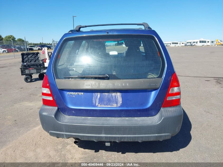 2004 Subaru Forester 2.5X VIN: JF1SG63634G734903 Lot: 40409446