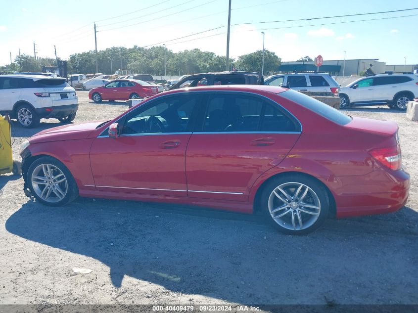 2013 Mercedes-Benz C 250 Luxury/Sport VIN: WDDGF4HB7DR261028 Lot: 40409479