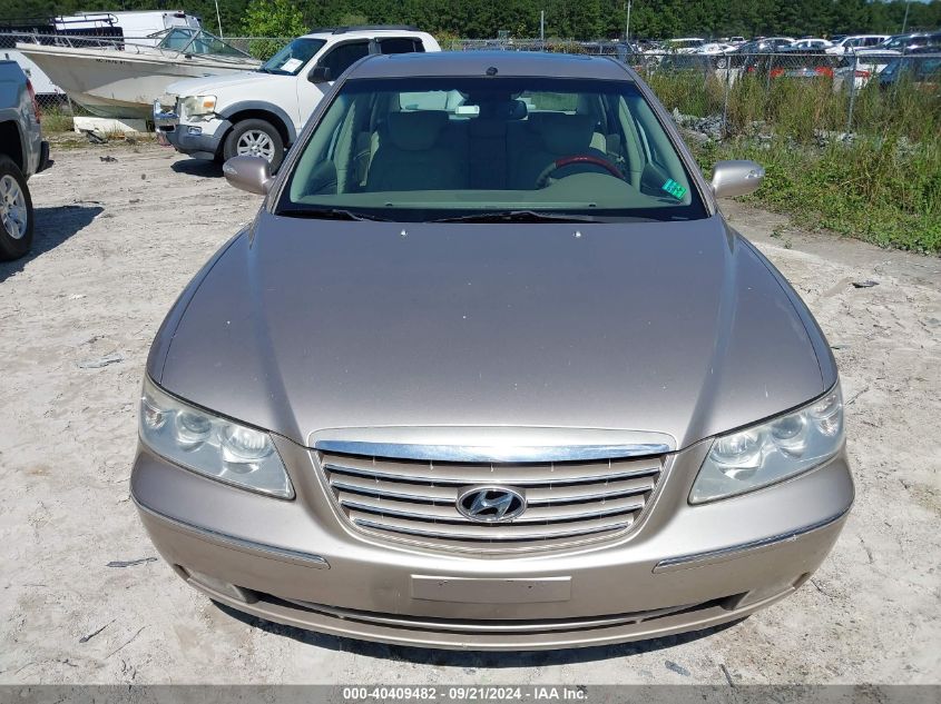 KMHFC46F68A277287 2008 Hyundai Azera Limited