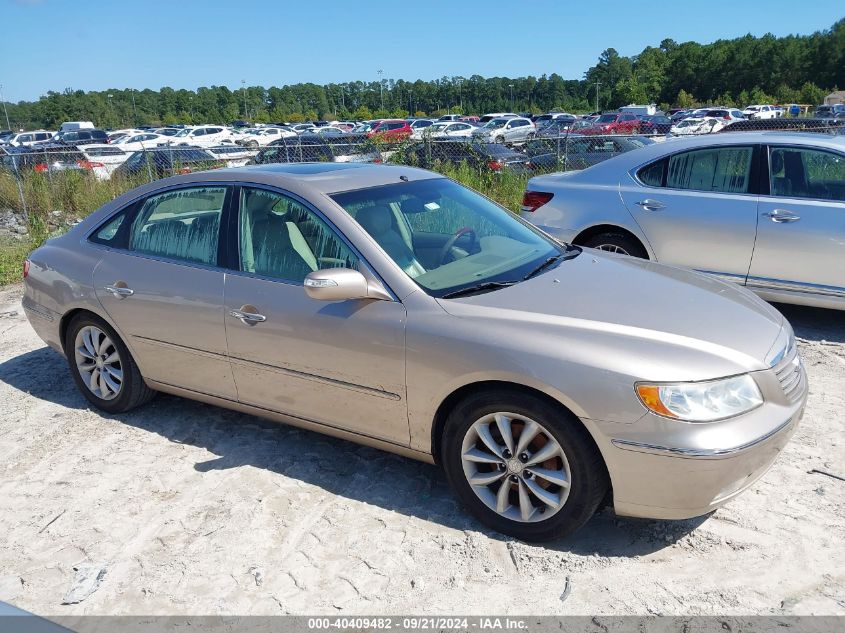 2008 Hyundai Azera Limited VIN: KMHFC46F68A277287 Lot: 40409482