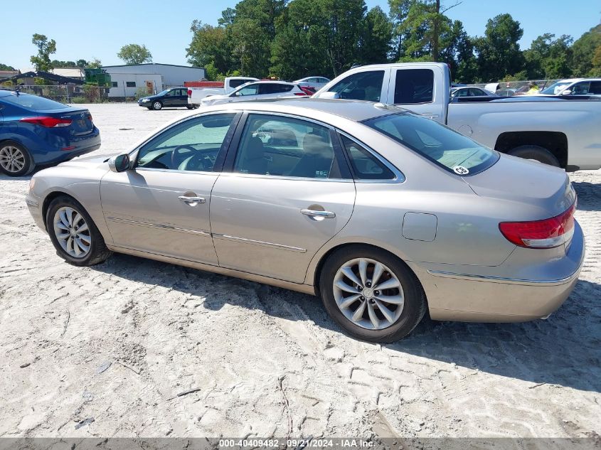 2008 Hyundai Azera Limited VIN: KMHFC46F68A277287 Lot: 40409482