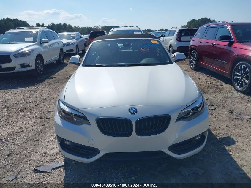 2020 BMW 230I VIN: WBA2M7C03L7E19845 Lot: 40409510