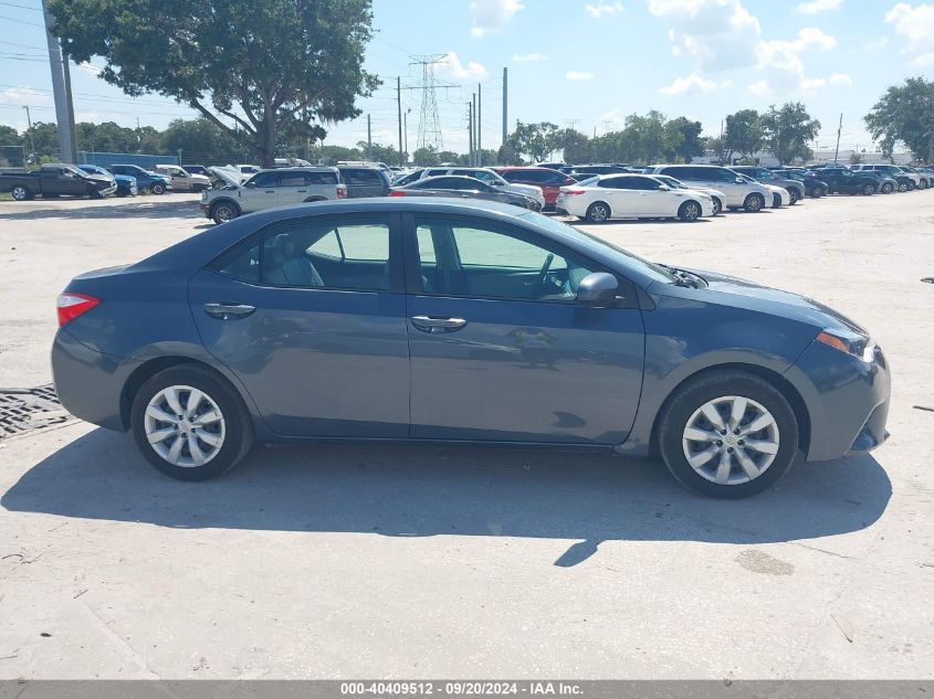 2014 Toyota Corolla Le VIN: 2T1BURHE4EC121631 Lot: 40409512