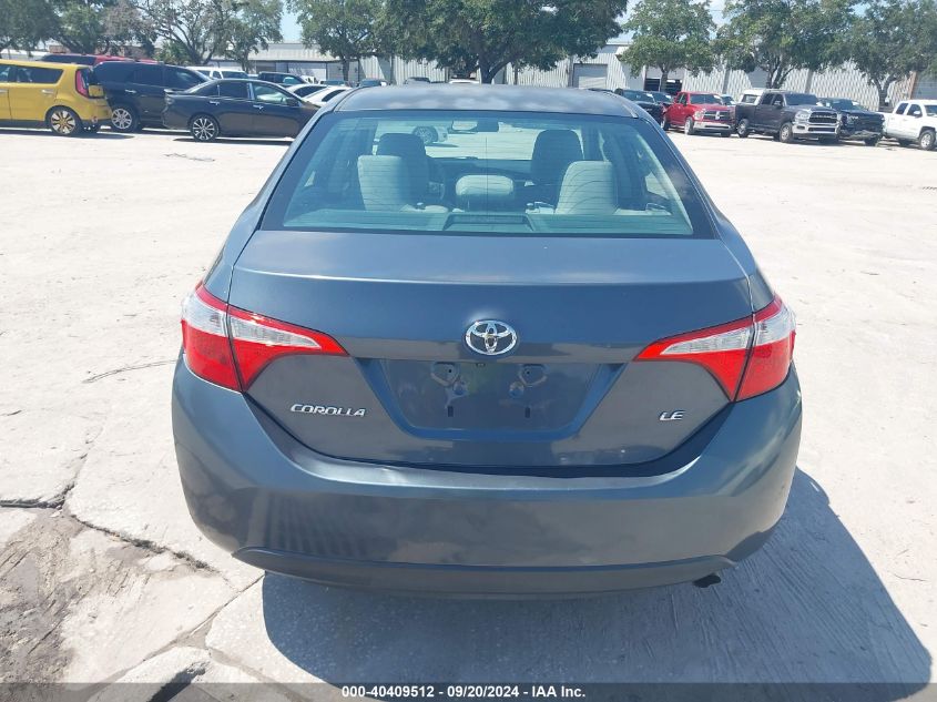 2014 Toyota Corolla Le VIN: 2T1BURHE4EC121631 Lot: 40409512