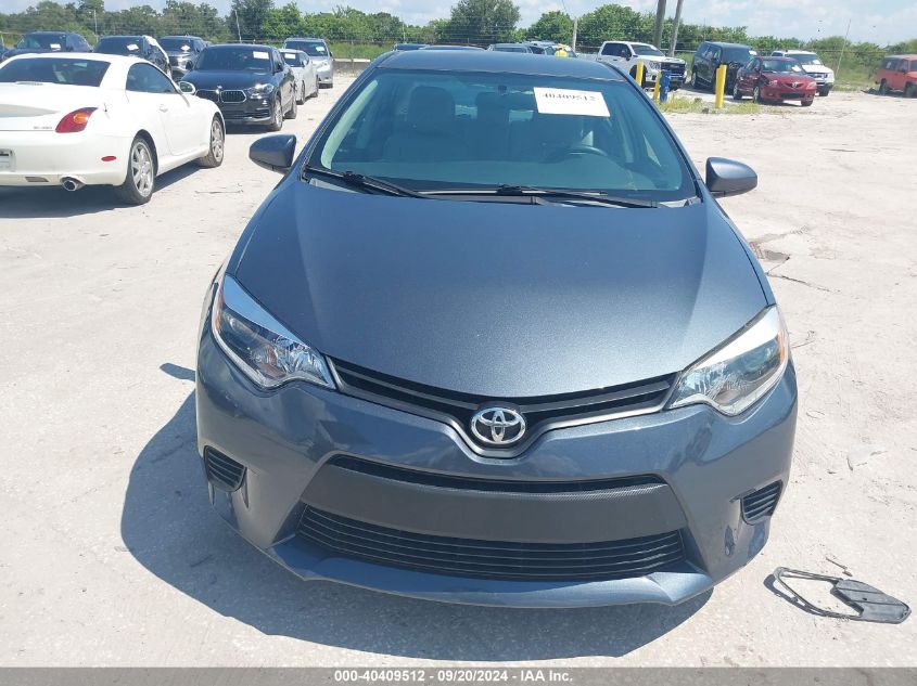 2014 Toyota Corolla Le VIN: 2T1BURHE4EC121631 Lot: 40409512