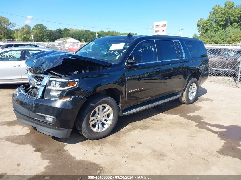 2015 Chevrolet Suburban 1500 Lt VIN: 1GNSKJKC4FR545789 Lot: 40409532