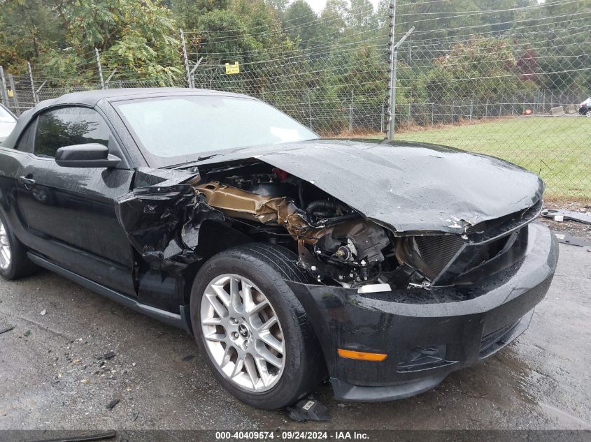 2012 Ford Mustang V6 Premium VIN: 1ZVBP8EM6C5250152 Lot: 40409574