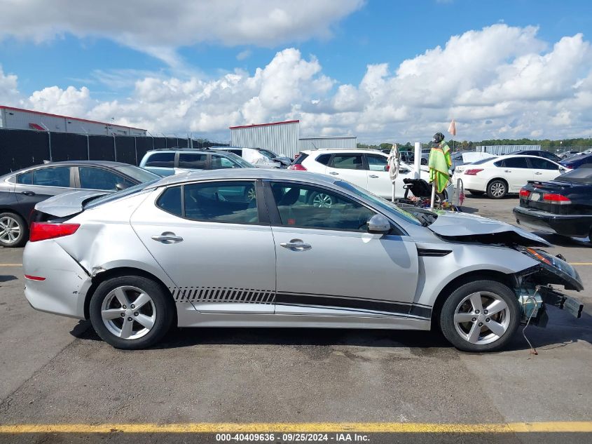 2015 Kia Optima Lx VIN: 5XXGM4A70FG400587 Lot: 40409636