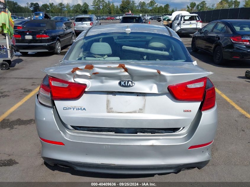 2015 Kia Optima Lx VIN: 5XXGM4A70FG400587 Lot: 40409636