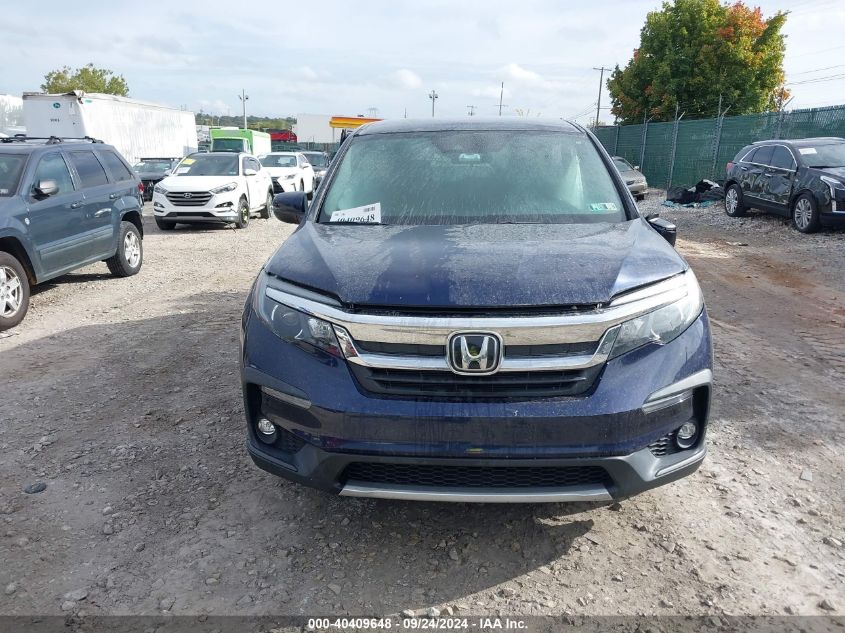 5FNYF6H36KB019241 2019 Honda Pilot Ex