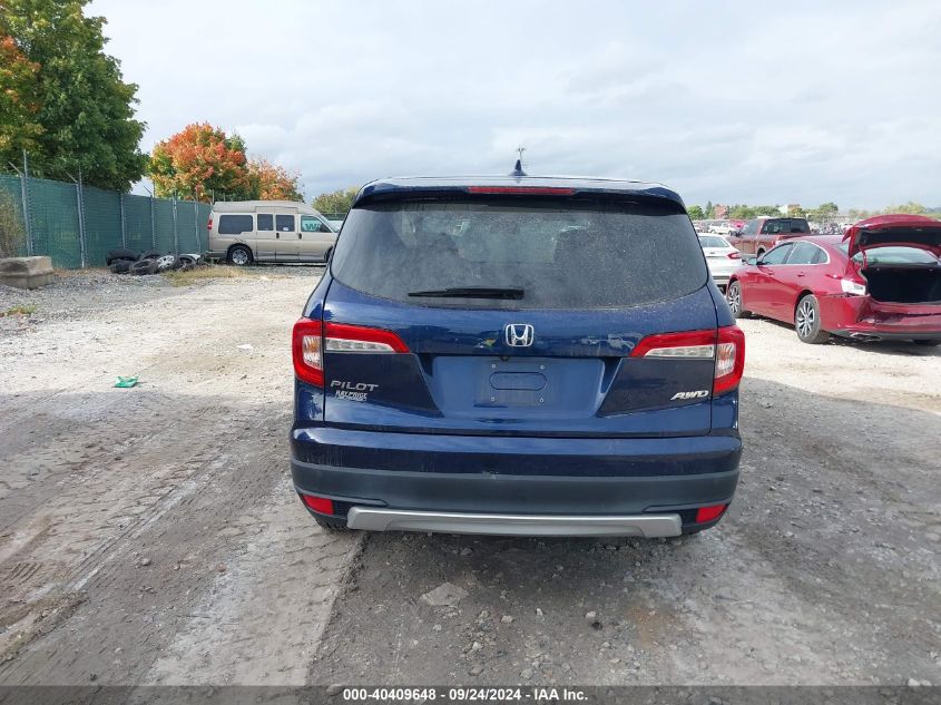 5FNYF6H36KB019241 2019 Honda Pilot Ex