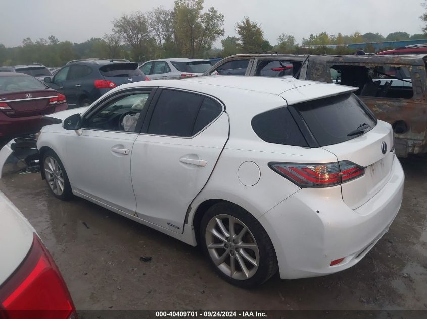 2011 Lexus Ct 200H 200 VIN: JTHKD5BH8B2034271 Lot: 40409701