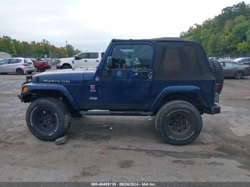 2005 Jeep Wrangler / Tj Rubicon VIN: 1J4FA69S75P315448 Lot: 40409738